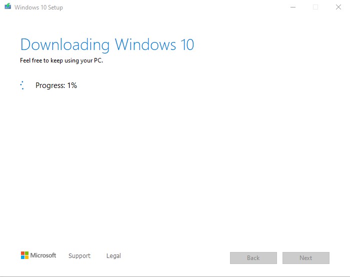 Bước 6 tải Windows 10 bằng File ISO nguyên gốc