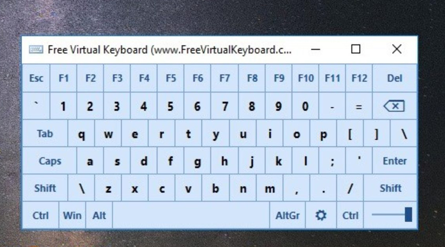 Tải Free Virtual Keyboard - Bàn phím ảo cho Win 7 8 10